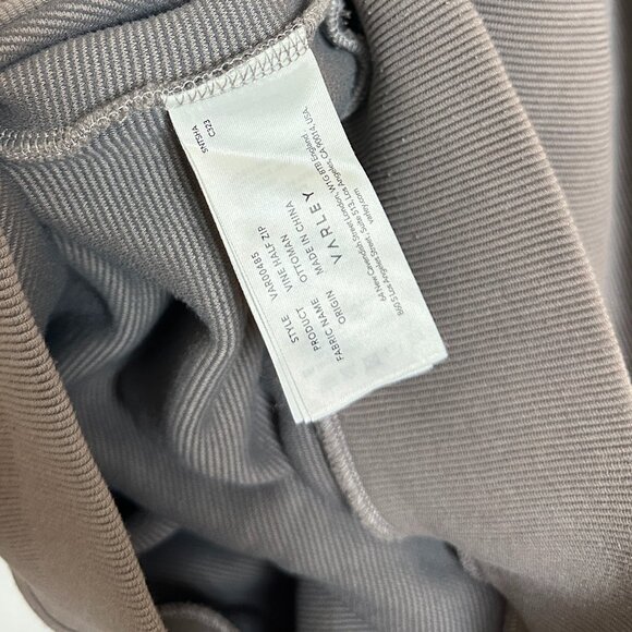 VARLEY Vine Ottoman Half Zip Pullover in Charcoal Size Medium - Picture 11 of 15